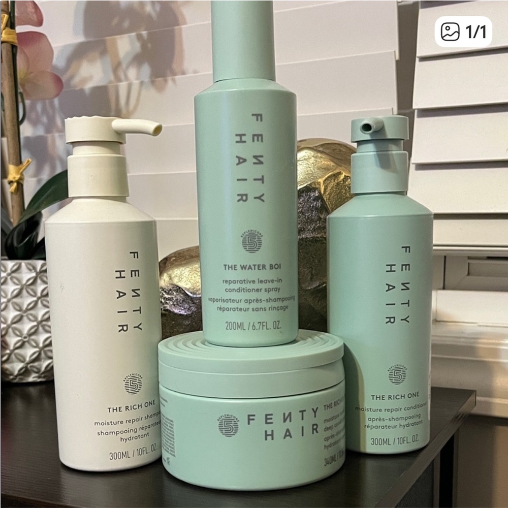 Fenty Hair Set - shampoo, hair mask & leave in conditioner